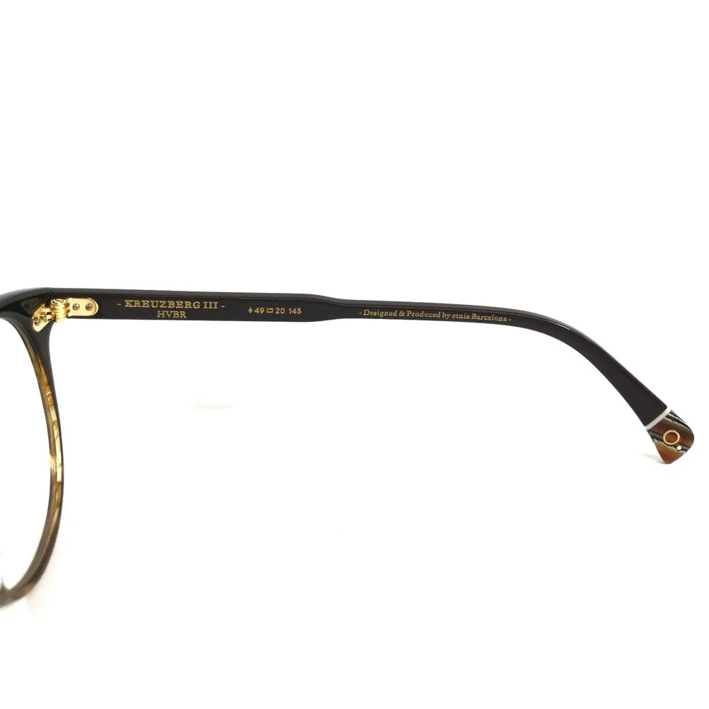 Etnia Barcelona Eyeglasses Frames KREUZBERG III HVBR Havana Brown 49-20-145
